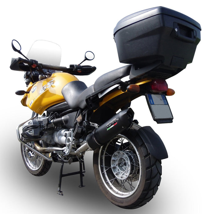 GPR Exhaust for Bmw R850R 2003-2007, Furore Poppy, Slip-on Exhaust Including Removable DB Killer and Link Pipe