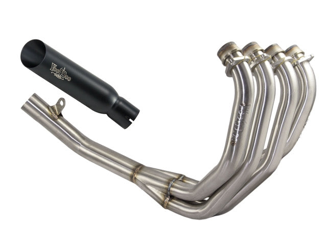 Honda CBR 900RR 1993-1999 4-into-1 Shorty Black Exhaust Pipe by Voodoo