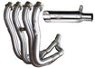 Suzuki GSXR 600  750 1000 Exhaust Shorty 4-to-1 Polished Silver Pipe Sixty61