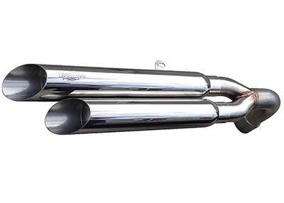 Can Am Spyder GS RS Exhaust 2008-2012 Shorty Polished Silver Pipe Sixty61