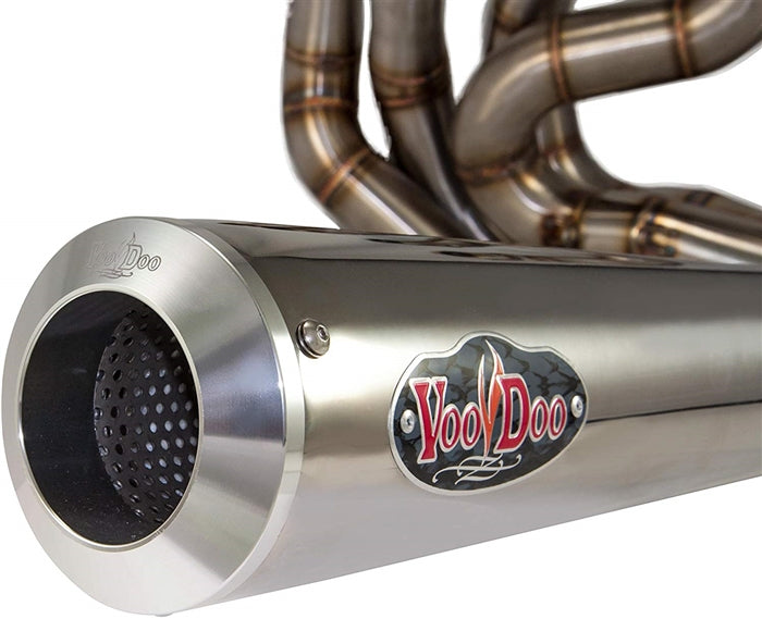 Suzuki Hayabusa 1999-2020 Polished Sidewinder Exhaust by Voodoo