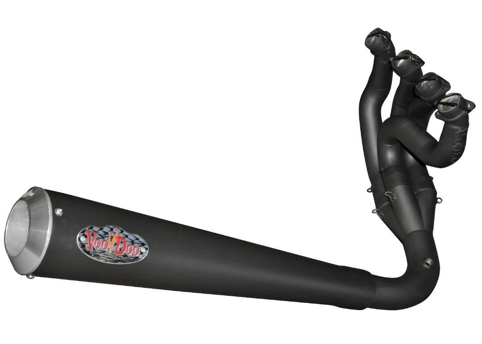 Suzuki Hayabusa 2022-2024 Black Megaphone Sidewinder Exhaust by Voodoo