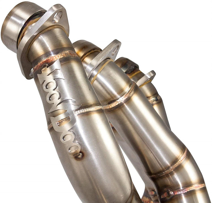 Suzuki Hayabusa 2022-2024 Polished Megaphone Sidewinder Exhaust by Voodoo