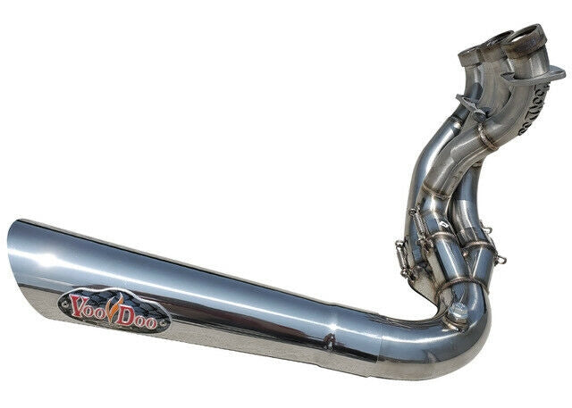 Suzuki GSXR 1000 2007-2024 Polished Slash Sidewinder Race Exhaust by Voodoo