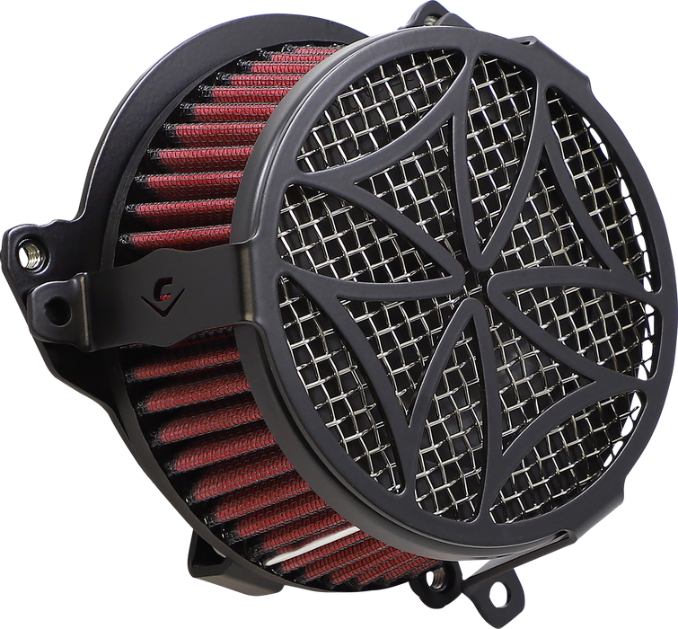 COBRA Air Filter - Cross - XL - Black 606-0103-02B-SB