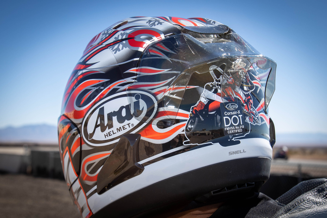 ARAI Corsair-X Motorcycle Helmet - Haga GP - Small 0101-15866