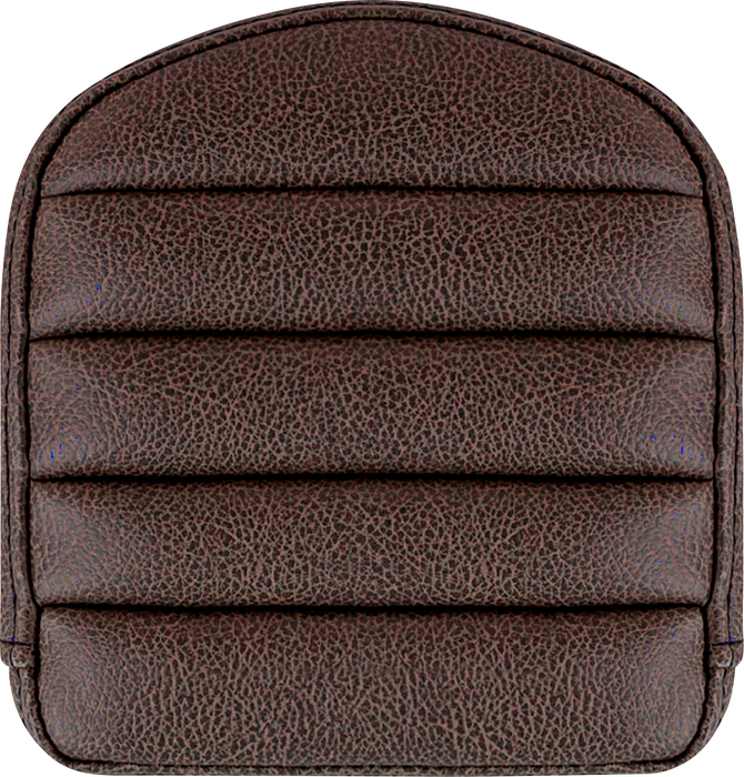 SADDLEMEN Sissy Bar Pad - Tuck-n-Roll - Brown 040846BR