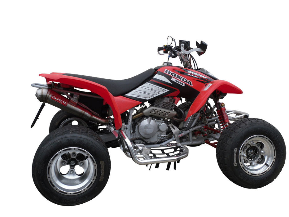 Honda TRX400 EX 1999-2014 Exhaust, GPR Powercone Evo, Slip-on with Removable DB Killer, Link Pipe