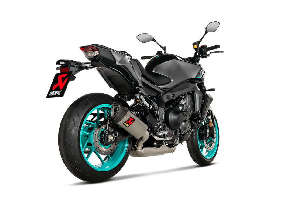 Yamaha MT-09 FZ-09 2024 Exhaust, Akrapovic Steel, Titanium and Carbon End Cap Racing Full System