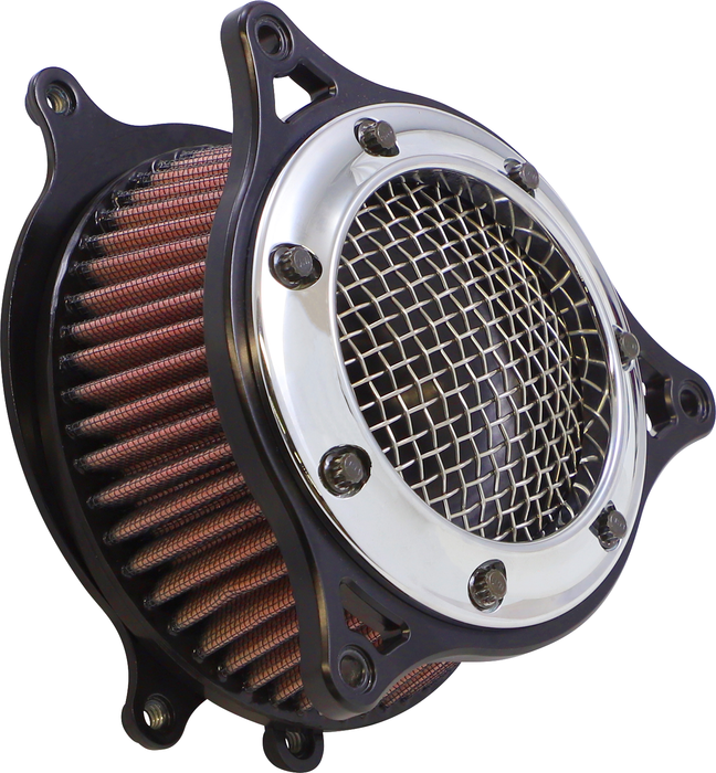 COBRA RPT Air Filter - Black/Chrome 606-0101-05CBSB