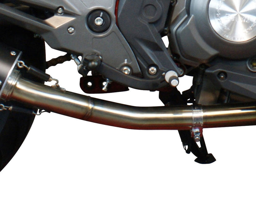 GPR Exhaust for Benelli Bn 302 S 2017-2020, Deeptone Inox, Slip-on Exhaust Including Removable DB Killer and Link Pipe