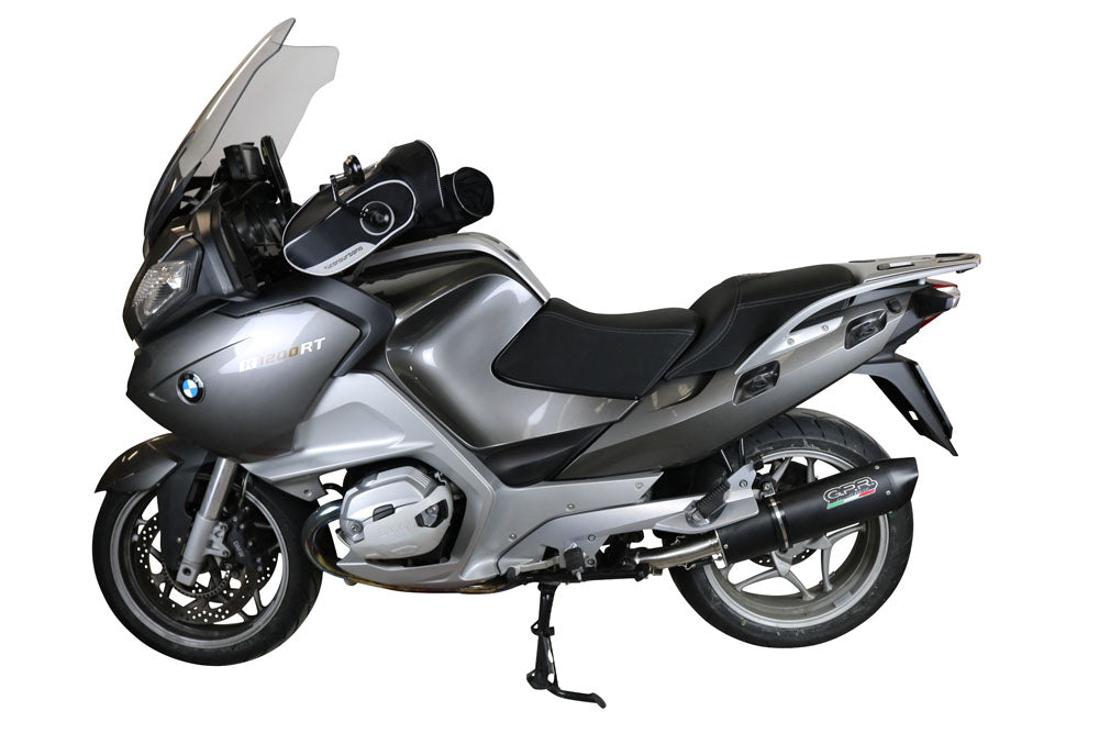 GPR Exhaust for Bmw R1200RT 2009-2013, Furore Poppy, Slip-on Exhaust Including Removable DB Killer and Link Pipe