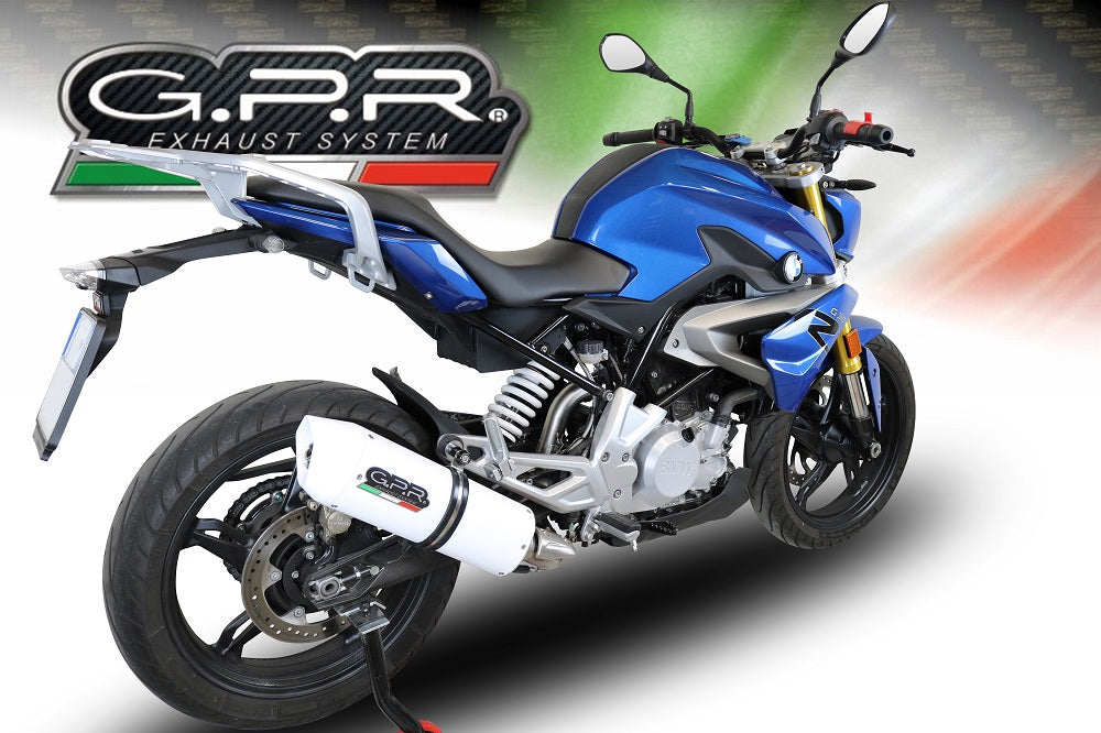 GPR Exhaust for Bmw G310R 2022-2023, Albus Evo4, Full System Exhaust, Including Removable DB Killer