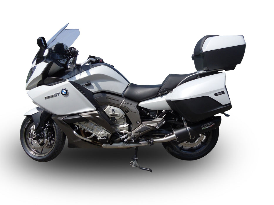 GPR Exhaust for Bmw K1600GT 2022-2023, Furore Evo4 Nero, Dual slip-on Including Removable DB Killers and Link Pipes