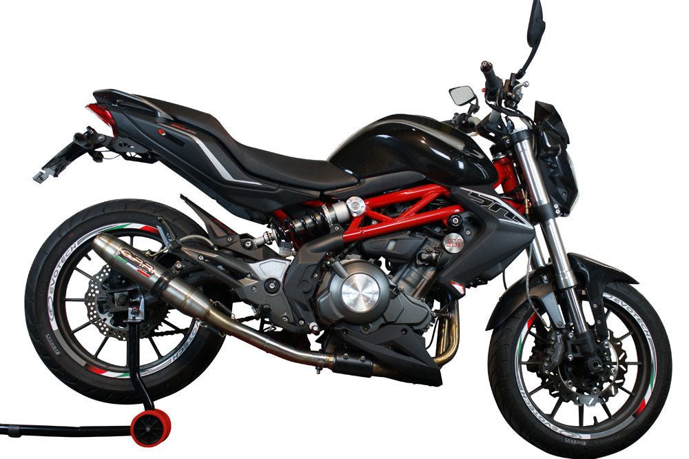 GPR Exhaust for Benelli Bn 302 S 2017-2020, Deeptone Inox, Slip-on Exhaust Including Removable DB Killer and Link Pipe