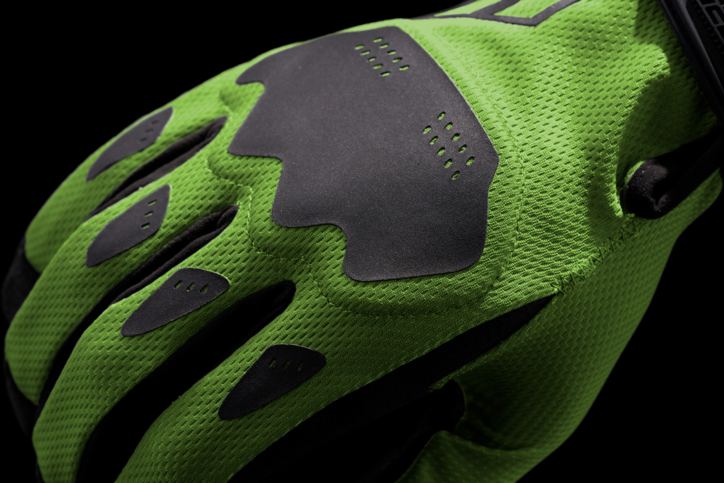 ICON Hooligan™ CE Motorcycle Gloves - Green - 3XL 3301-4371