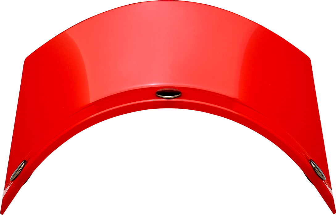 BILTWELL Moto 3-Snap Visor - Red 2002-563