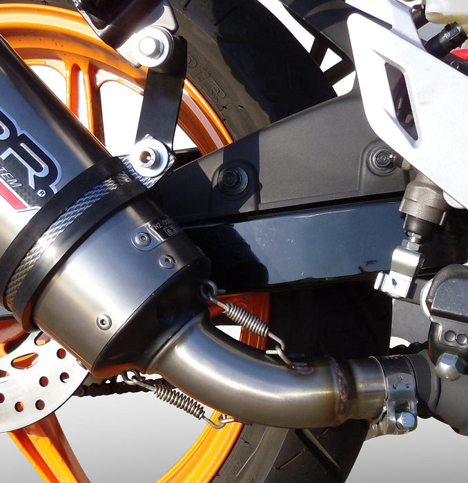 GPR Exhaust System Honda CBR125R 2011-2016, M3 Inox , Slip-on Exhaust Including Removable DB Killer and Link Pipe