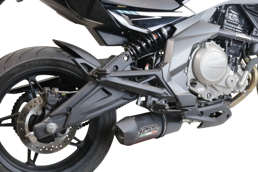 GPR Exhaust System Cf Moto 400 NK 2019-2020, Furore Poppy, Slip-on Exhaust Including Link Pipe and Removable DB Killer