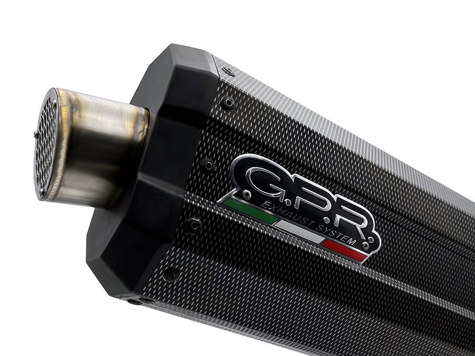 GPR Exhaust for Bmw R1250R R1250RS 2021-2023, DUNE Poppy, Slip-on Exhaust Including Removable DB Killer and Link Pipe