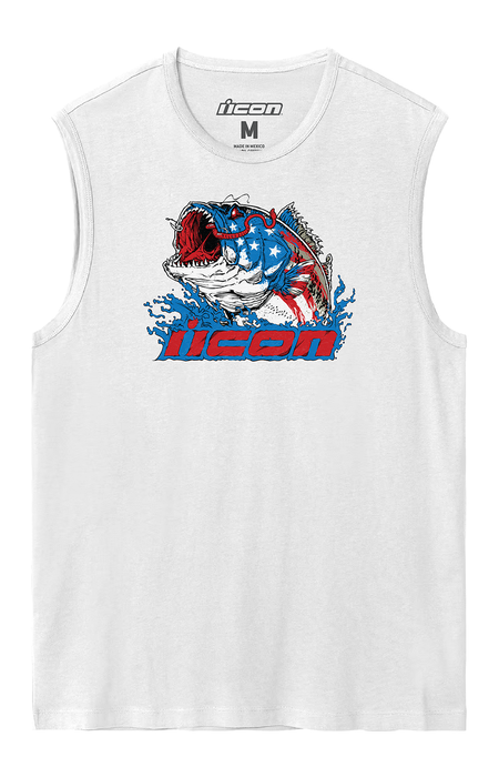 ICON American Basstard™ Tank Top - White - Small 3030-24078