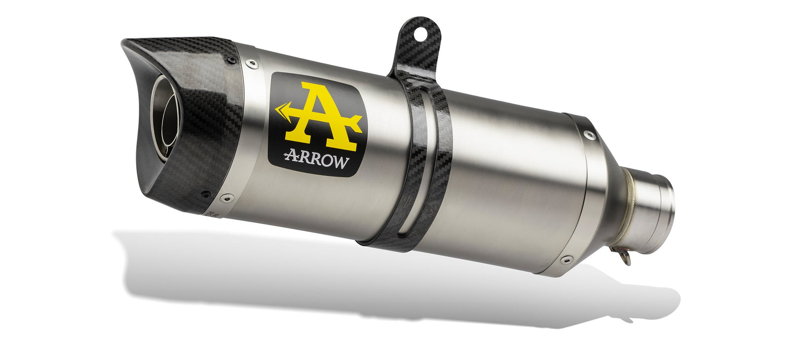 Arrow Honda Hornet 600 '07/11 Homologated Aluminium Dark Thunder Silencer With Carbon End Cap  71722akn