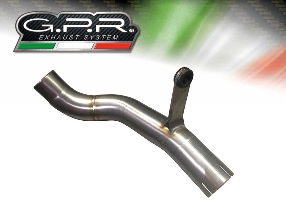 GPR Exhaust for Bmw F700GS 2021-2023, GP Evo4 Titanium, Slip-on Exhaust Including Removable DB Killer and Link Pipe