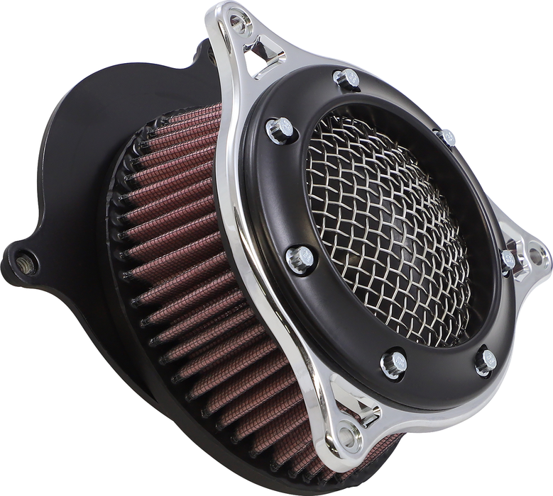 COBRA RPT Air Cleaner - Black/Chrome 606-0102-05BC