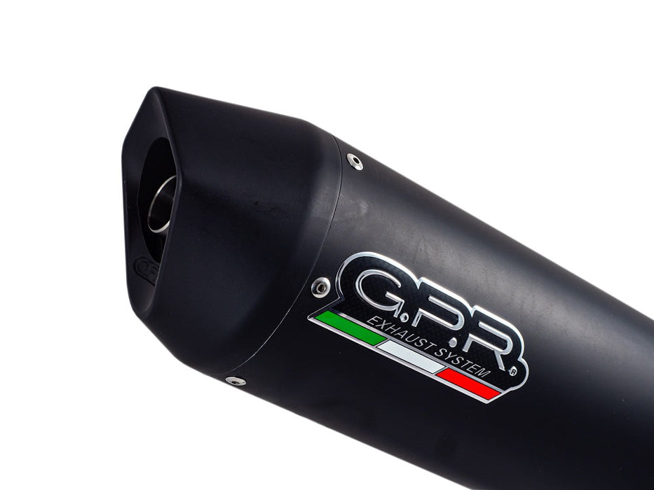 GPR Exhaust System Honda CBR500R 2012-2018, Furore Nero, Slip-on Exhaust Including Link Pipe