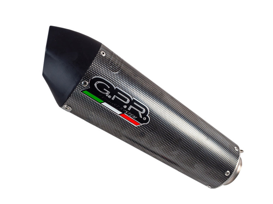 GPR Exhaust System Honda CBR125R 2011-2016, Gpe Ann. Poppy, Slip-on Exhaust Including Link Pipe and Removable DB Killer