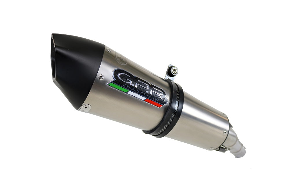 GPR Exhaust System Cf Moto 400 NK 2019-2020, Gpe Ann. Titanium, Slip-on Exhaust Including Link Pipe and Removable DB Killer