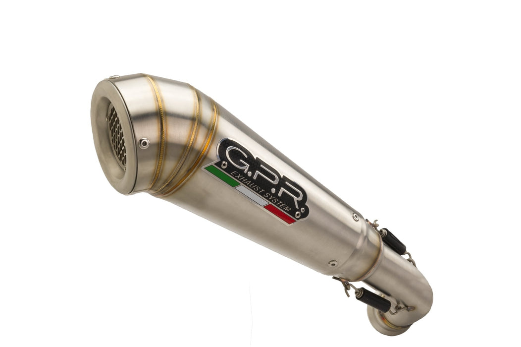 GPR Exhaust for Bmw F800R 2009-2014, Powercone Evo, Slip-on Exhaust Including Removable DB Killer and Link Pipe