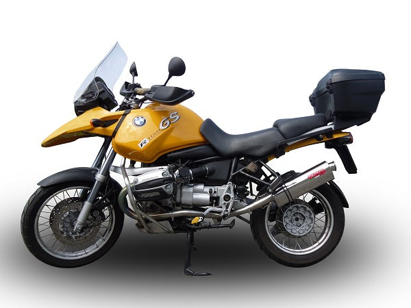 GPR Exhaust for Bmw R1150GS - Adventure 1999-2004, Trioval, Slip-on Exhaust Including Removable DB Killer and Link Pipe