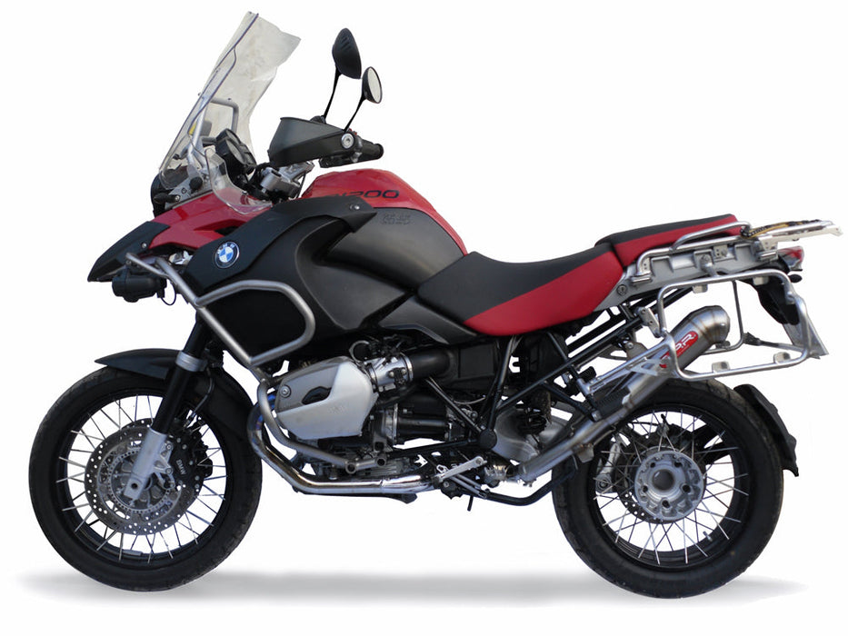 GPR Exhaust for Bmw R1200GS - Adventure 2010-2012, Powercone Evo, Slip-on Exhaust Including Removable DB Killer and Link Pipe