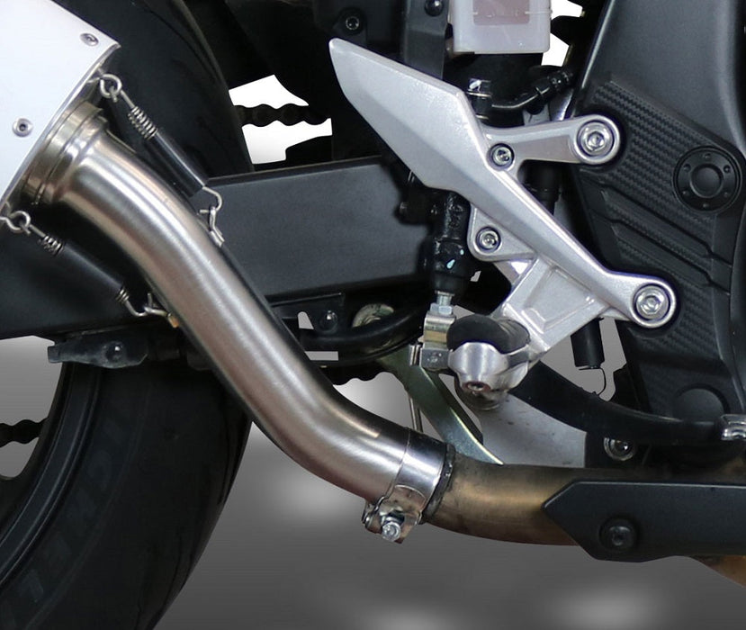 GPR Exhaust System Honda CB500F 2019-2020, Furore Evo4 Nero, Slip-on Exhaust Including Removable DB Killer and Link Pipe