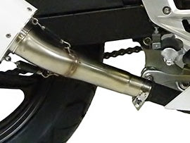 GPR Exhaust System Honda CBR300R 2014-2016, M3 Titanium Natural, Slip-on Exhaust Including Removable DB Killer and Link Pipe