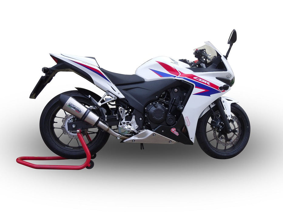 GPR Exhaust System Honda CBR500R 2012-2018, Gpe Ann. titanium, Full System Exhaust