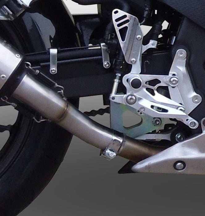 GPR Exhaust System Honda CBR500R 2012-2018, Furore Nero, Slip-on Exhaust Including Link Pipe