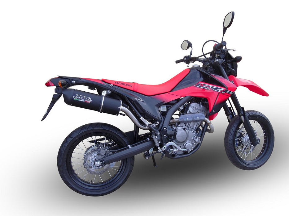 GPR Exhaust System Honda CRF250M 2013-2016, Furore Poppy, Full System Exhaust, Including Removable DB Killer