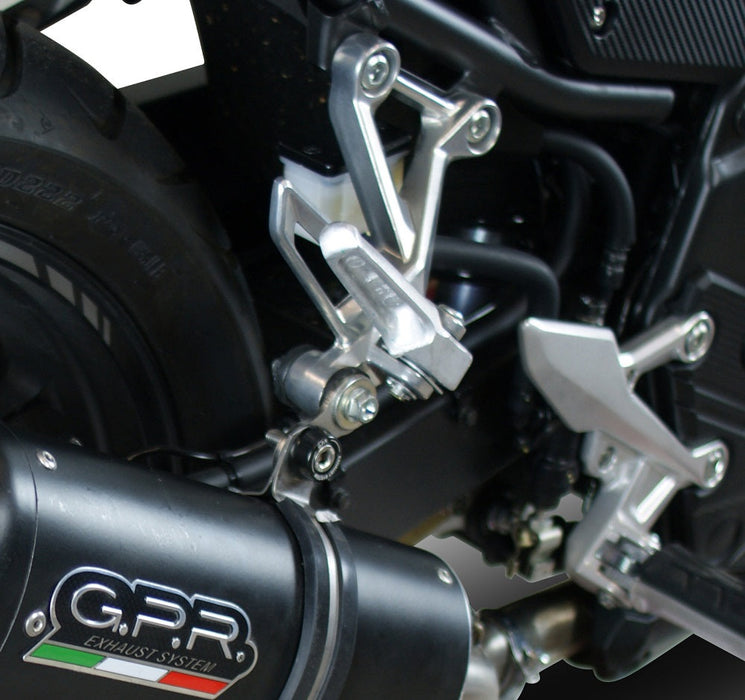 GPR Exhaust System Honda CB500F 2016-2018, GP Evo4 Poppy, Slip-on Exhaust Including Removable DB Killer and Link Pipe