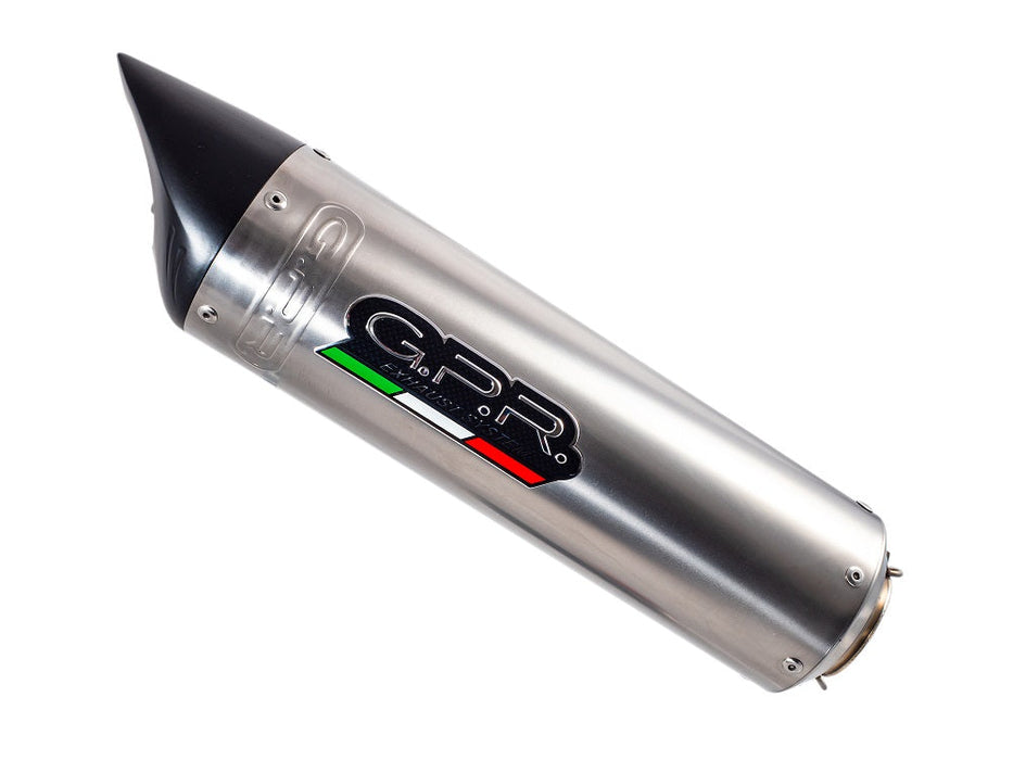 GPR Exhaust for Benelli Tnt 899 2008-2016, Tiburon Titanium, Slip-on Exhaust Including Removable DB Killer and Link Pipe