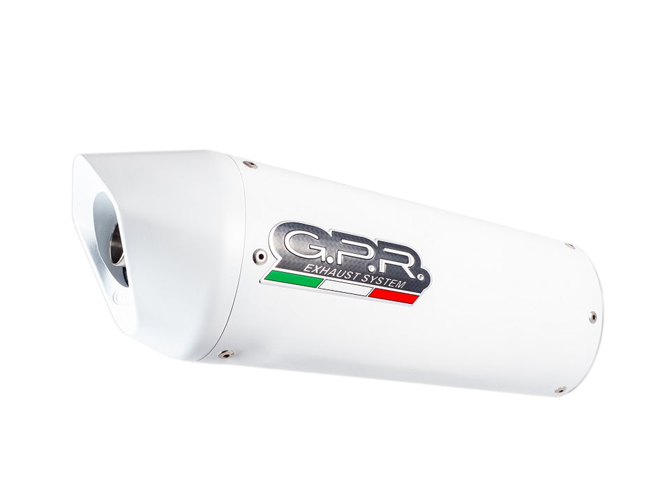 GPR Exhaust System Mv Agusta Brutale 675 2012-2015, Albus Ceramic, Slip-on Exhaust Including Removable DB Killer and Link Pipe