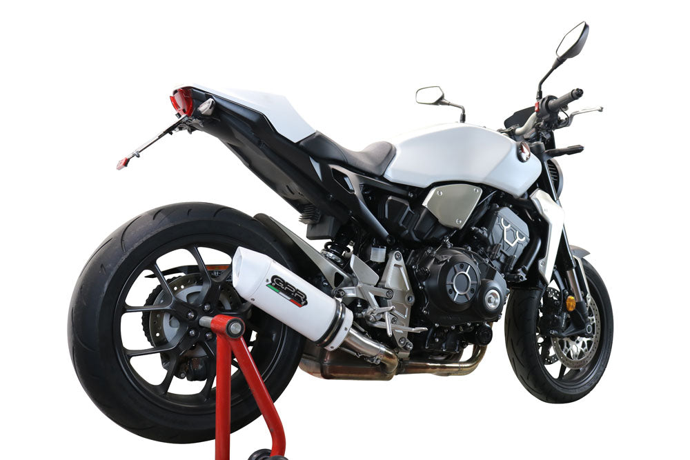 GPR Exhaust System Honda CB1000R 2018-2020, Albus Evo4, Slip-on Exhaust Including Removable DB Killer and Link Pipe