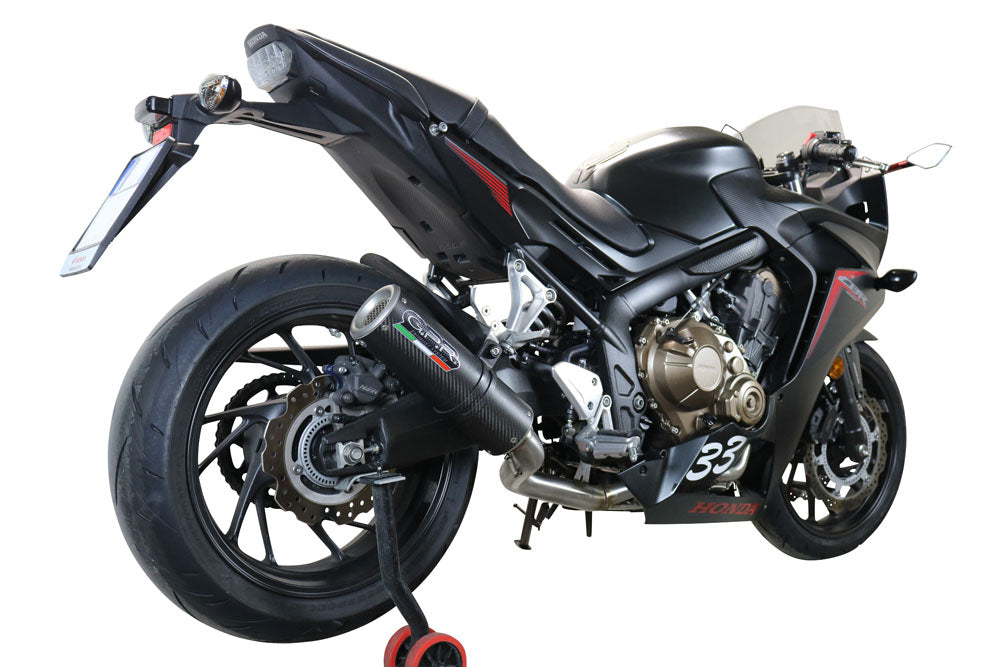 GPR Exhaust System Honda CBR650F 2014-2016, M3 Inox , Full System Exhaust, Including Removable DB Killer