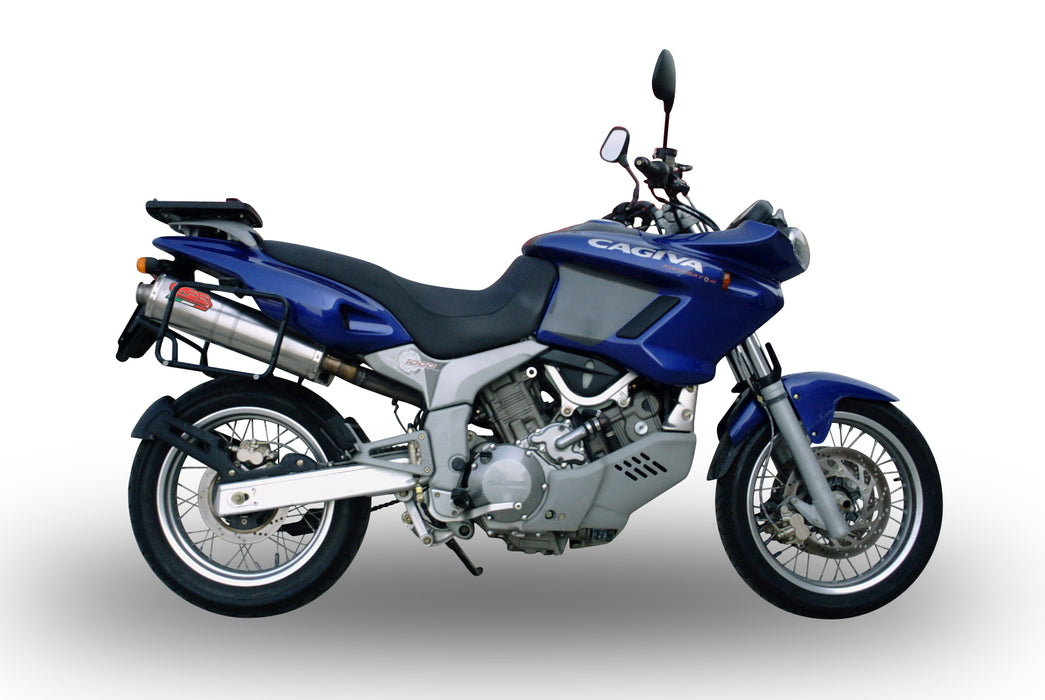 GPR Exhaust System Cagiva Navigator 1000 2000-2005, Trioval, Dual slip-on Including Removable DB Killers and Link Pipes