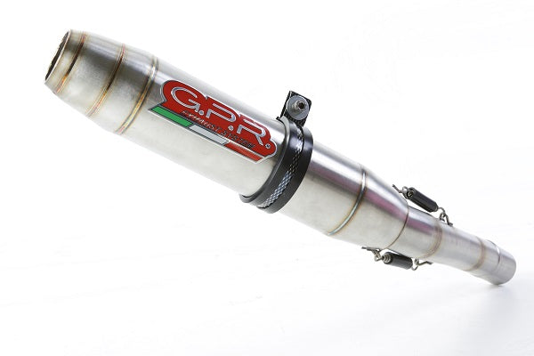 GPR Exhaust System Yamaha Tracer 700 2020-2023, Deeptone Inox, Full System Exhaust, Including Removable DB Killer