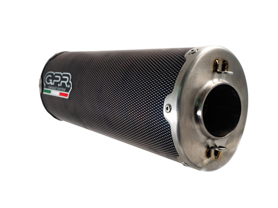 GPR Exhaust System Yamaha Tenere 700 2019-2020, Dual Poppy, Slip-on Exhaust Including Removable DB Killer and Link Pipe