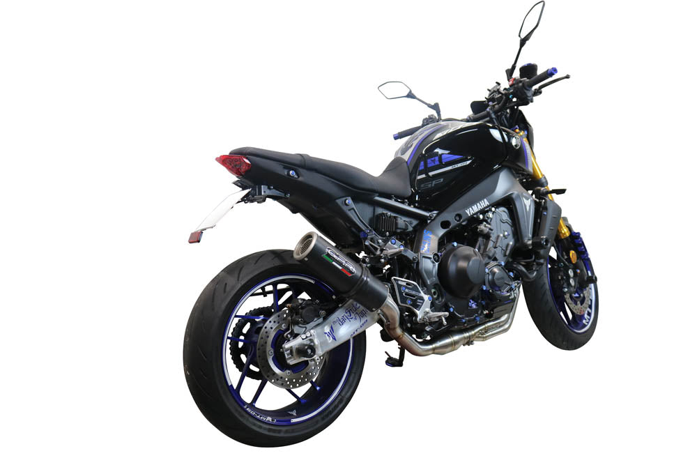 GPR Exhaust System Yamaha MT09 FJ09 2021-2023, M3 Black Titanium, Full System Exhaust, Including Removable DB Killer