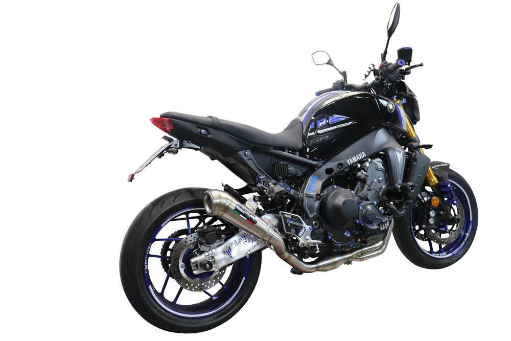 GPR Exhaust System Yamaha MT09 FJ09 2021-2023, Powercone Evo, Full System Exhaust, Including Removable DB Killer