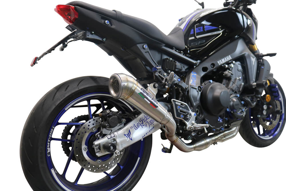 GPR Exhaust System Yamaha MT09 FJ09 2021-2023, Powercone Evo, Full System Exhaust, Including Removable DB Killer